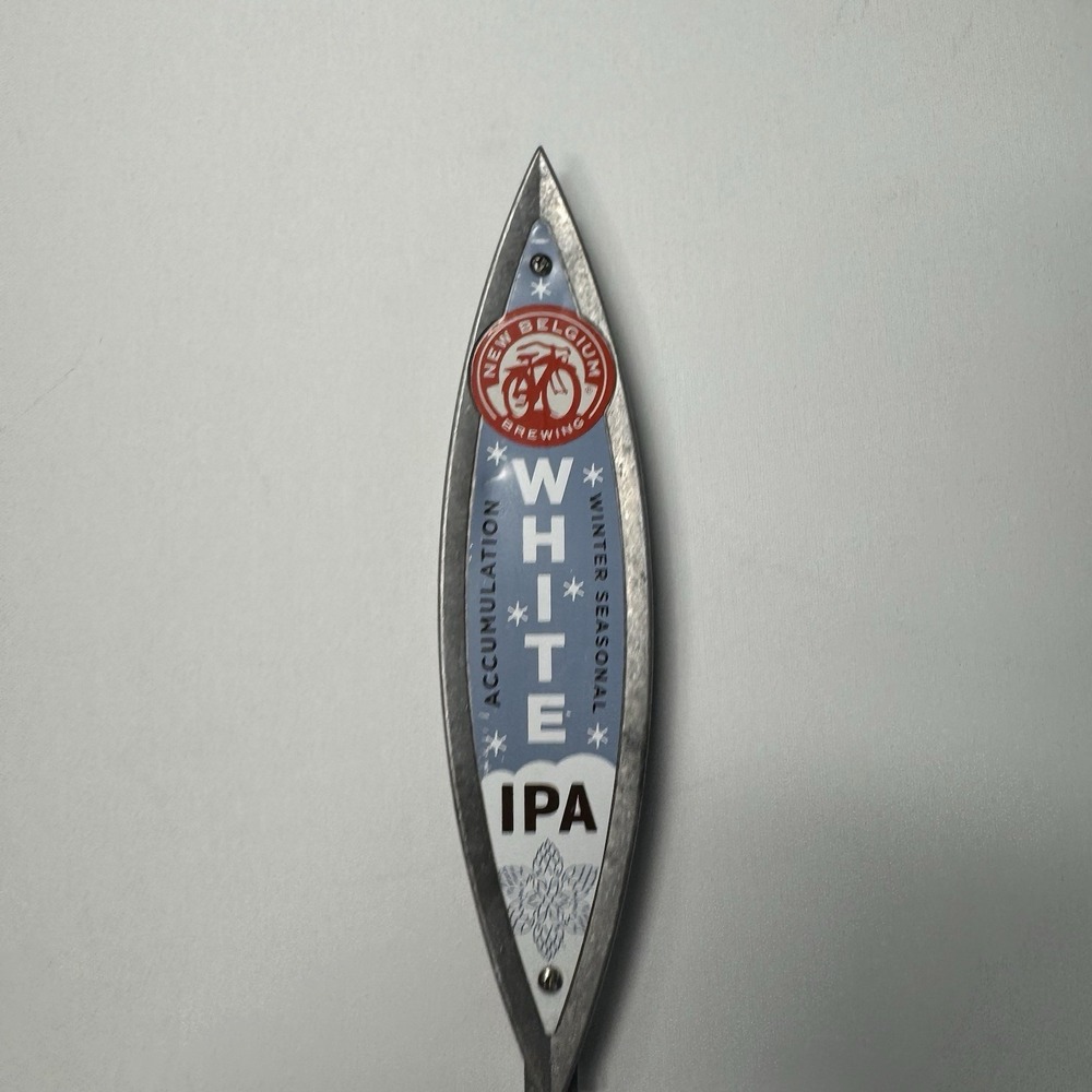 New Belgium Brewing Beer Tap Handle Kegerator White IPA Winter Seasonal